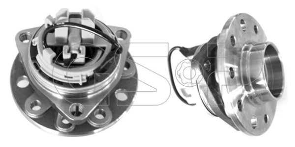 ŁOŻYSKO, ZESTAW NAPRAWCZY PIASTY GSP 9330013 1603296 OPEL