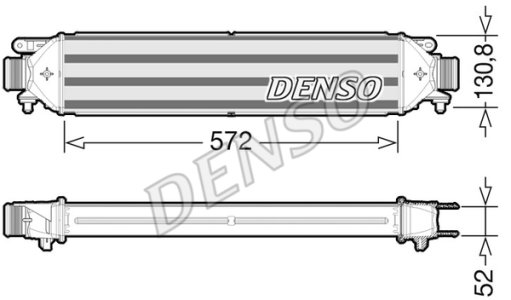 INTERCOOLER DENSO DIT09103 52018046 FIAT