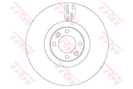 TARCZA HAMULC. PEUGEOT 308 1,6 THP 10- PRZÓD