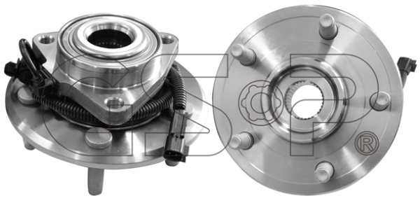 ŁOŻYSKO, ZESTAW NAPRAWCZY PIASTY DODGE
