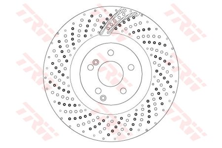 TARCZA HAMULC. MERCEDES W221 S-KLASA  05-13 S600