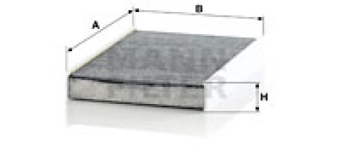 FILTR POWIETRZA KABINOWY MANN-FILTER CUK26006 CU26006 VW UP