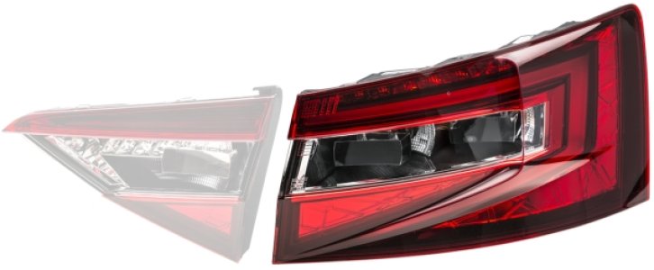 LAMPA TYLNA ZESPOLONA SKODA