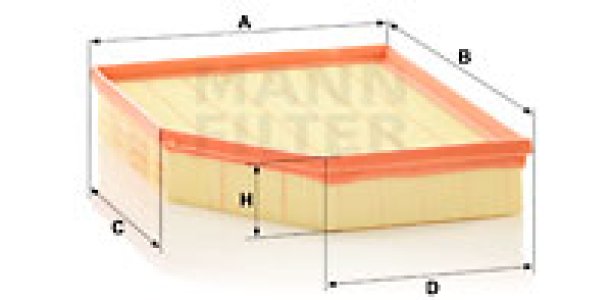 FILTR POWIETRZA MANN-FILTER C30196