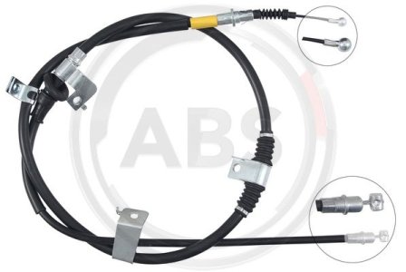 Linka hamulca ręcznego A.B.S. K17635 1609905180 CITROEN C4 AIRCROSS  12- LT 
