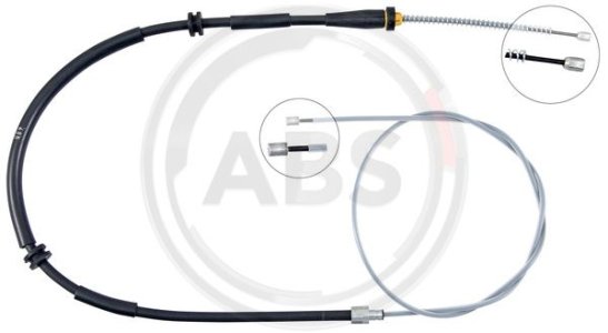 Linka hamulca ręcznego A.B.S. K14081 8200935175 RENAULT KANGOO  08- TYŁ