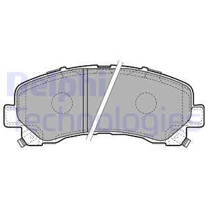 KLOCKI HAMULCOWE DELPHI LP2229 ISUZU D-MAX 12