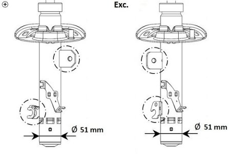 AMORTYZATOR PEUGEOT 2008 13- PL