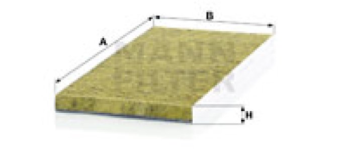 FILTR KABINY WEGLOWY Z POLIFENOLEM