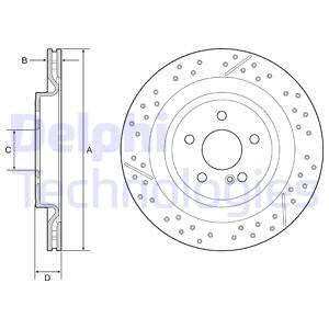 TARCZA HAM.MERCEDES CLA X117 15- TYL