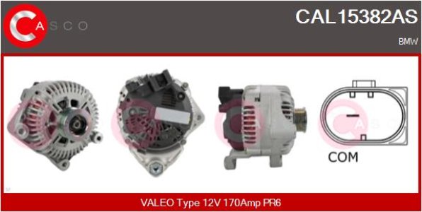 Alternator CASCO CAL15382AS 12V 170A