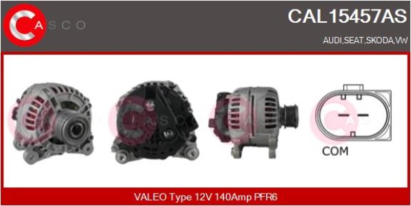 Alternator CASCO CAL15457AS 12V 140A