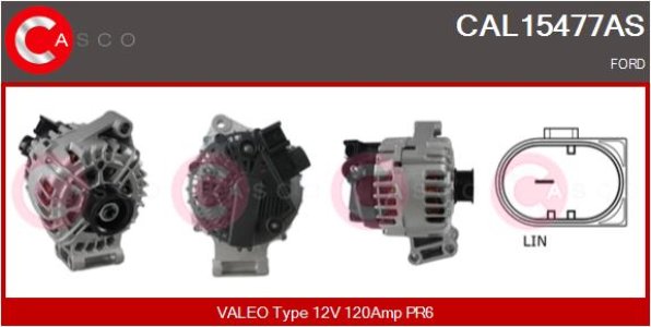 ALTERNATOR 12V 120A