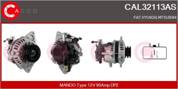 ALTERNATOR 12V 90A