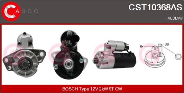 ROZRUSZNIK CASCO CST10368AS 12V 2.0KW