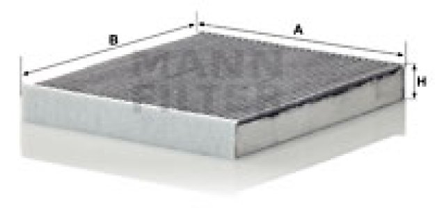 FILTR KABINY WEGLOWY MANN-FILTER CUK29010 