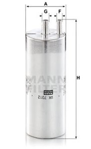 FILTR PALIWA MANN-FILTER WK7012 
