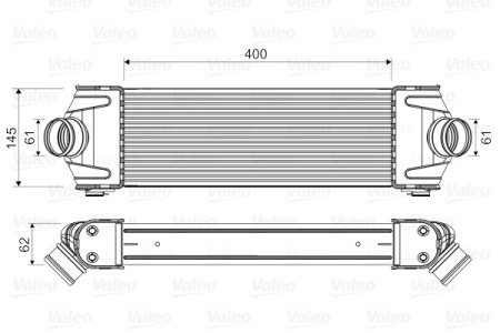 INTERCOOLER VALEO 818550 1423732 FORD