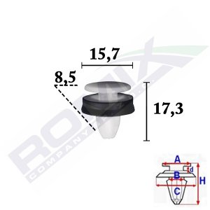 SPINKA LISTEW BOCZNYCH FORD TRANSIT