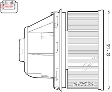 DMUCHAWA DENSO DEA10053 1253201 FORD