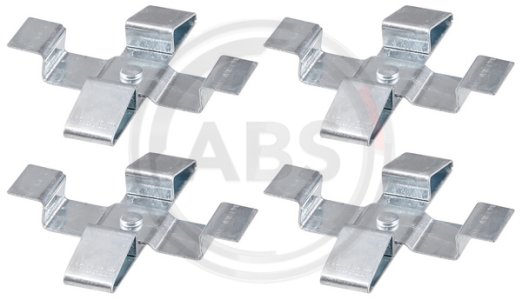 ZEST. MONTAŻOWY KLOCKÓW HAMULCOWYCH A.B.S. 1899Q PFK719 PORSCHE CAYENNE