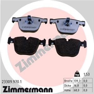 Klocki hamulcowe ZIMMERMANN 23309 970 1 23309168 BMW 7 E65/E66 01- TYŁ