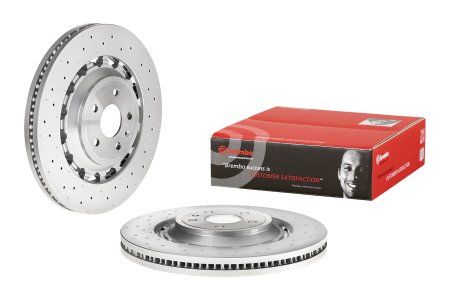 Tarcza hamulcowa BREMBO 09.D174.53 8V0615301D AUDI A3 RS3 QUATTRO 16- przód