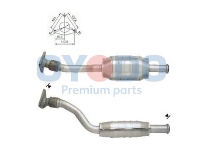 Katalizator OYODO 10N0008-OYO 7700432799 RENAULT