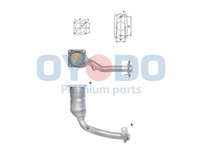 Katalizator OYODO 10N0027-OYO 1731EY PEUGEOT
