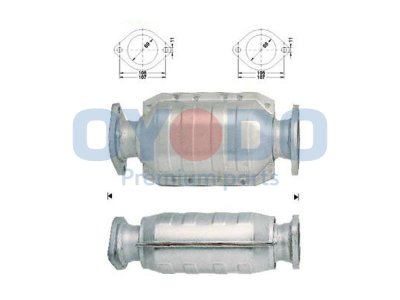 Katalizator OYODO 10N0033-OYO 2080074C28 NISSAN