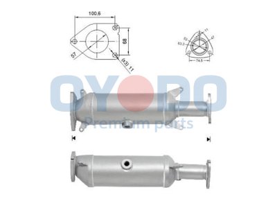 Katalizator OYODO 10N0085-OYO 18160RBAG00 HONDA