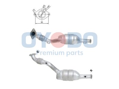Katalizator OYODO 10N0014-OYO 7700847362 NISSAN