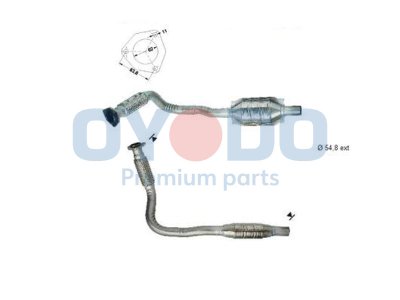 Katalizator OYODO 20N0080-OYO 5854265 OPEL
