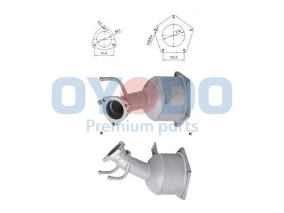 Katalizator OYODO 20N0087-OYO 7M3254400X VOLKSWAGEN