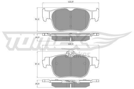 Klocki hamulcowe TOMEX brakes 6011 8Y0698451 SKODA OCTAVIA IV 20- tył