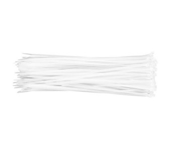Opaski zaciskowe 4.8 x 370 mm, NEO Tools 01-611 TRYTYTKA370 75 szt., białe