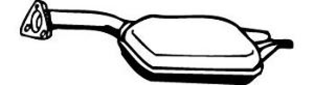 Tłumik końcowy IZAWIT 16.030A 1J5253609AF