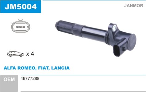 Cewka zapłonowa JANMOR JM5004 46777288