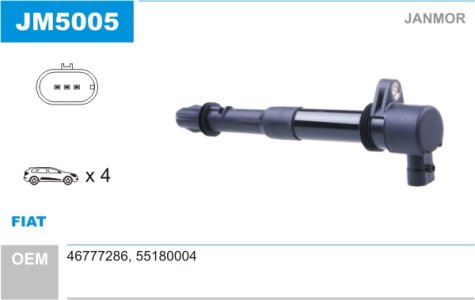 Cewka zapłonowa JANMOR JM5005 46777286