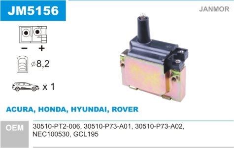Cewka zapłonowa JANMOR JM5156 30510PT2006