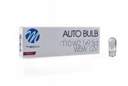 ŻARÓWKA W5W T10 12V 5W CAŁOSZKLANA