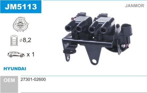 Cewka zapłonowa JANMOR JM5113 2730102600