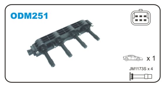 Cewka zapłonowa JANMOR ODM251 1208307