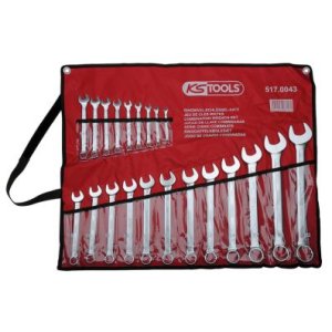 KLUCZE PŁASKO-OCZKOWE 21 cz. KS TOOLS 517 0043 2064500009027