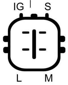 Alternator 12V LUCAS LRA02316 2706027090