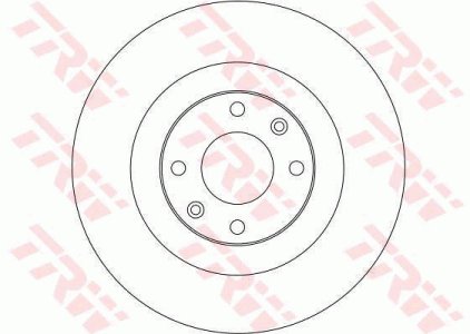 Tarcza hamulcowa TRW DF4226 4246V1