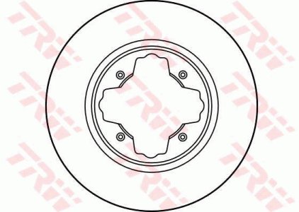 Tarcza hamulcowa TRW DF3084 45251SM5A00