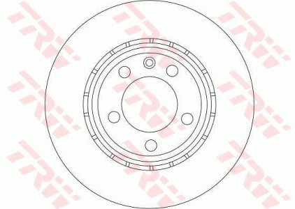Tarcza hamulcowa TRW DF4275S 7701206845