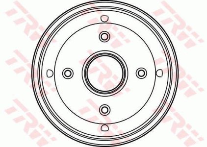 Bęben hamulcowy TRW DB4124 424731