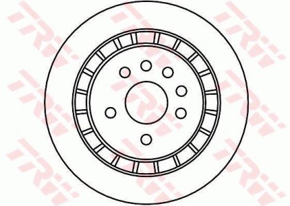 Tarcza hamulcowa TRW DF4337 5232756